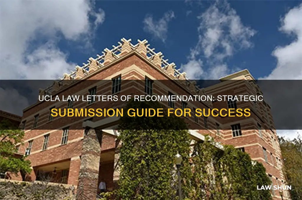 where should i send my letters of reccomendation ucla law
