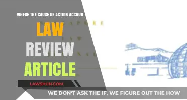 Accrual of Causes of Action: A Comprehensive Law Review Analysis