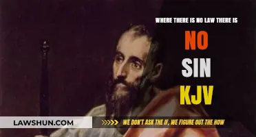 Where There Is No Law, There Is No Sin: Exploring KJV Insights