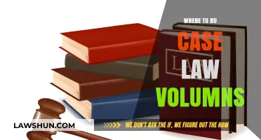 Best Places to Buy Case Law Volumes