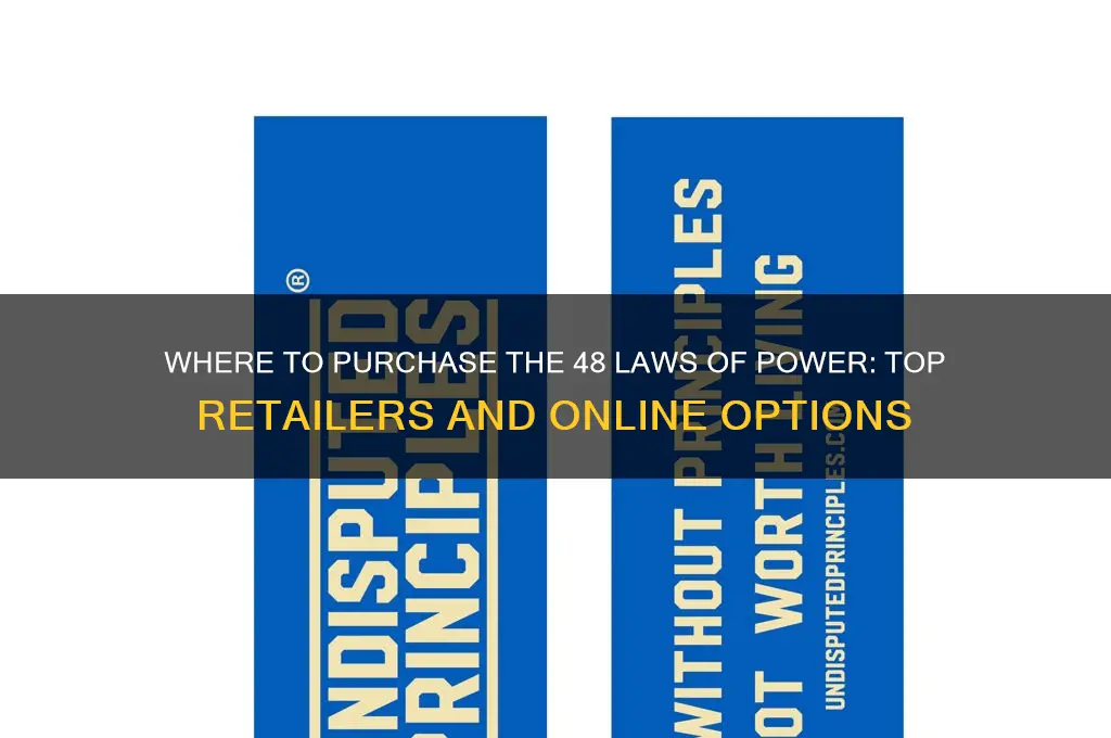 where to buy 48 laws of power