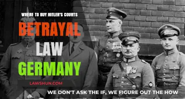 Hitler's Courts Betrayal Law: Where to Purchase in Germany