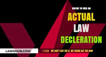 Where to Locate an Authentic Law Declaration: A Comprehensive Guide