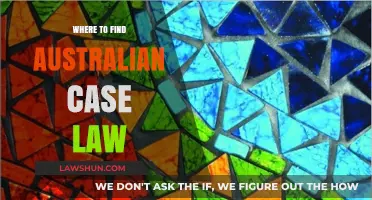 Australian Case Law: Where to Find It