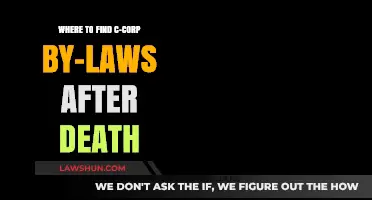 Locating C-Corp By-Laws After the Death of a Shareholder