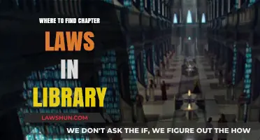 Locating Chapter Laws in Your Library: A Comprehensive Guide