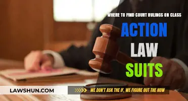 Discover Court Rulings on Class Action Lawsuits: Top Resources