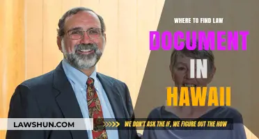 Discovering Hawaii's Legal Resources: Where to Find Law Documents