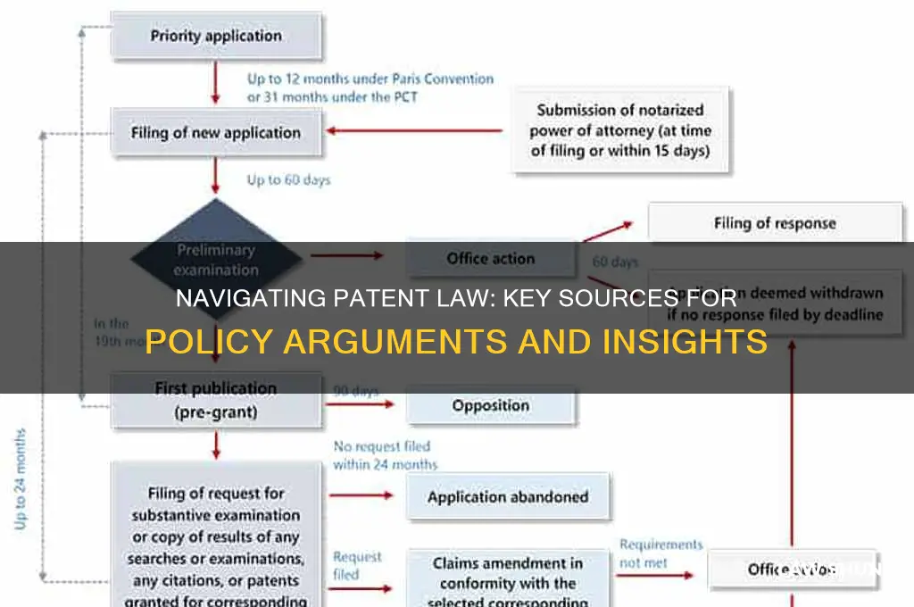 where to find policy arguments patent law