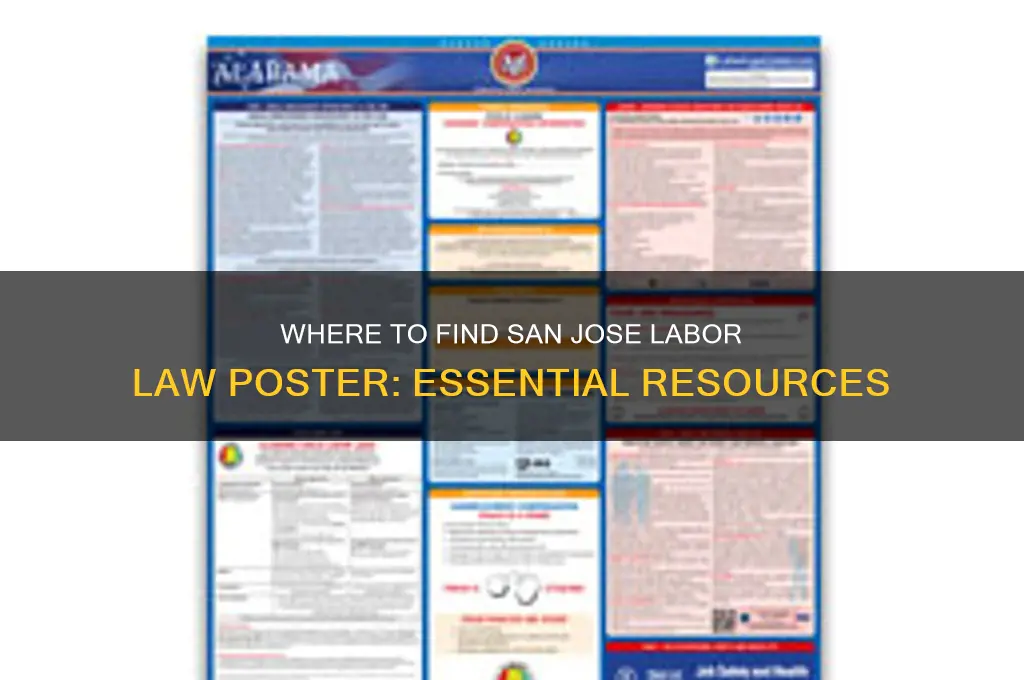 where to find san jose labor law poster