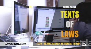 Discover Legal Texts: Where to Find Laws and Regulations Easily