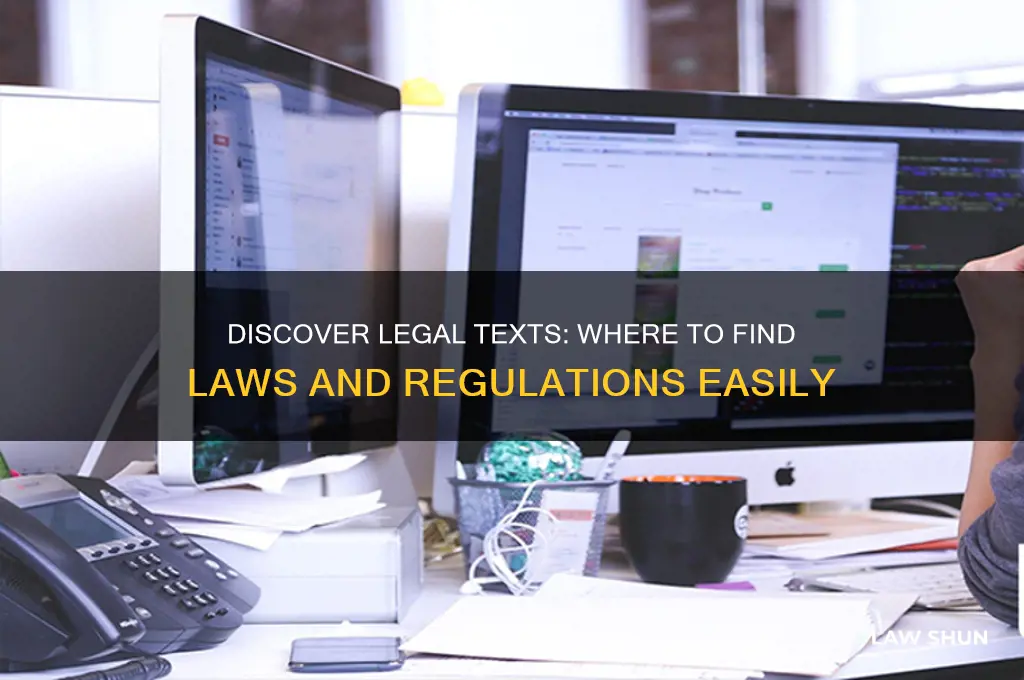 where to find texts of laws