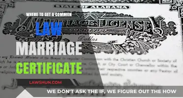 Common-Law Marriage Certificates: Where and How to Get One?