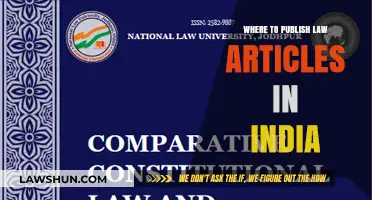 Publishing Law Articles in India: Best Platforms