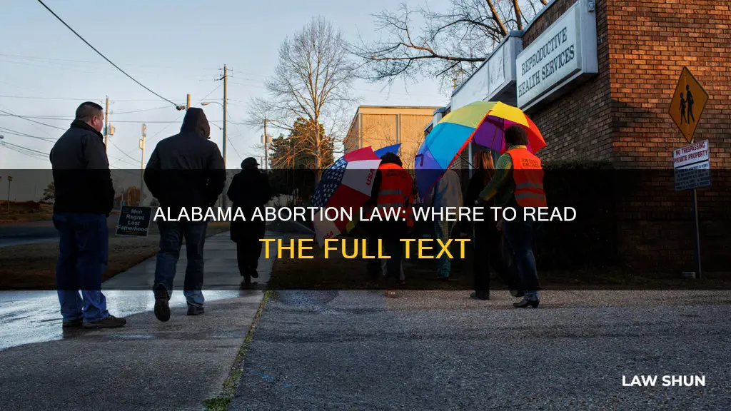 where to read the alabama abortion law