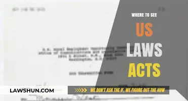 Exploring U.S. Laws: Where to Find Acts and Legislation