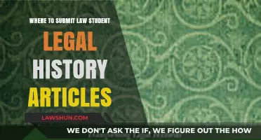 Top Legal History Journals for Law Student Article Submissions