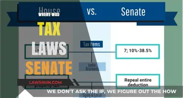 Senate Tax Laws: Where and When?