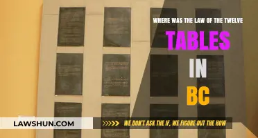 The Ancient Origins of Rome's Twelve Tables Law in BC