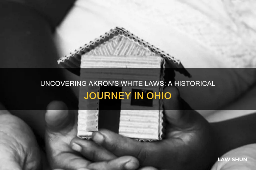 where was white laws in akron ohio