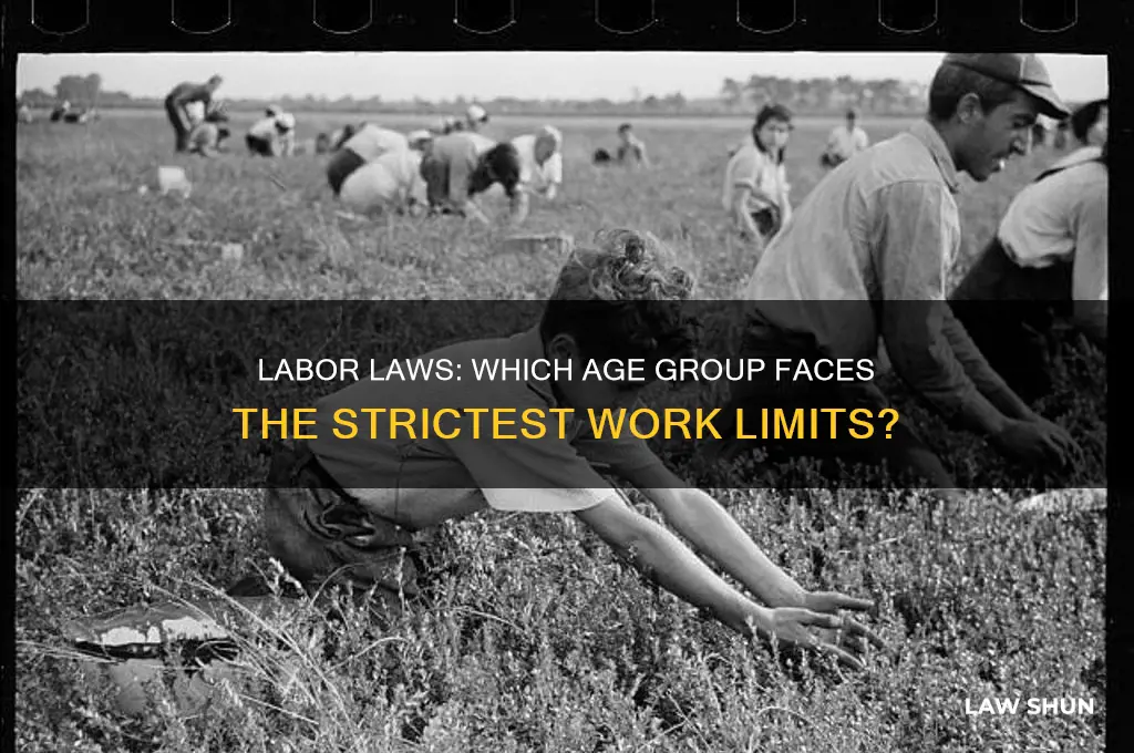 which age group typically has the strictest labor law limits
