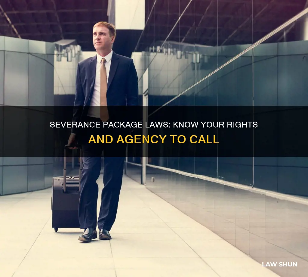 which agency can i call about severence package laws