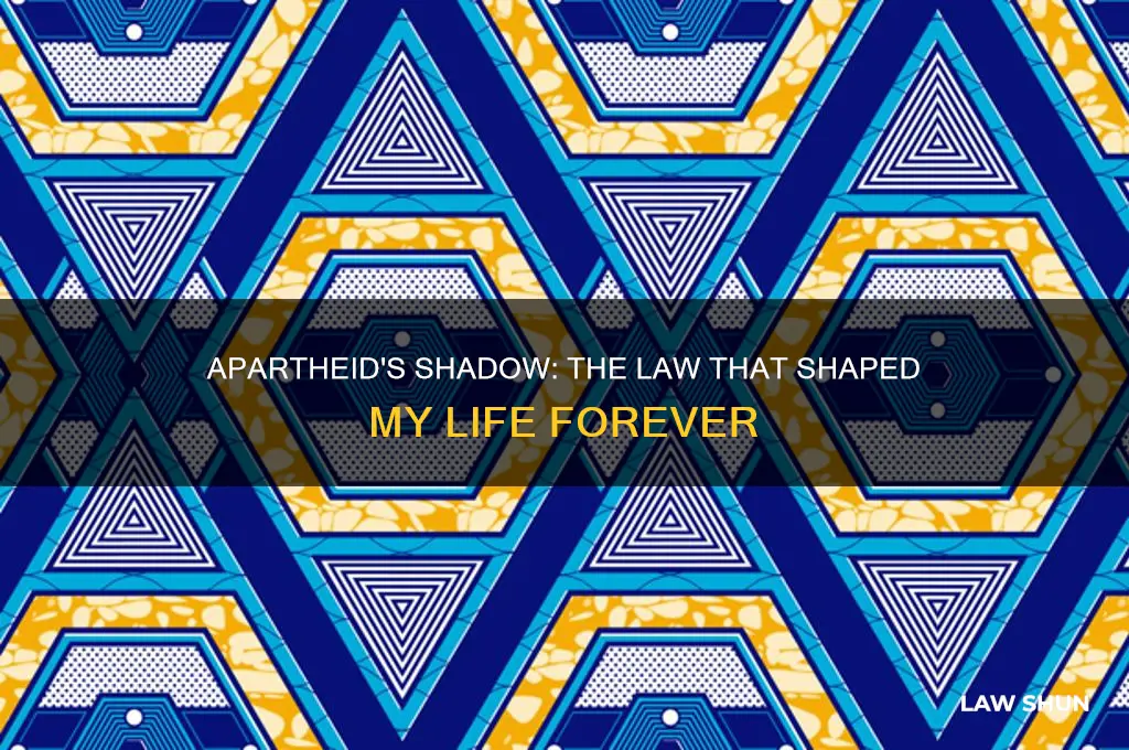 which apartheid law mostly affected you