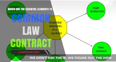 Key Elements of a Common Law Contract