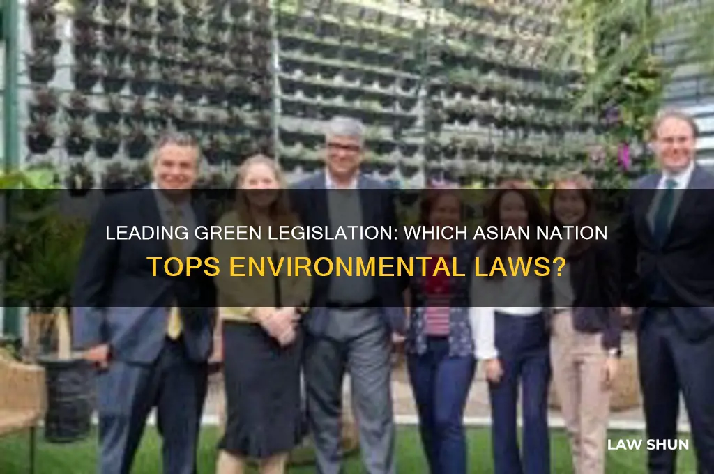 which asian country has the most environmental laws