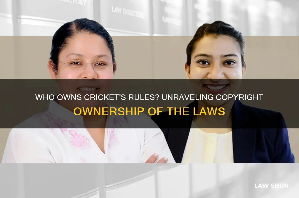 which body owns the copyright for the laws of cricket