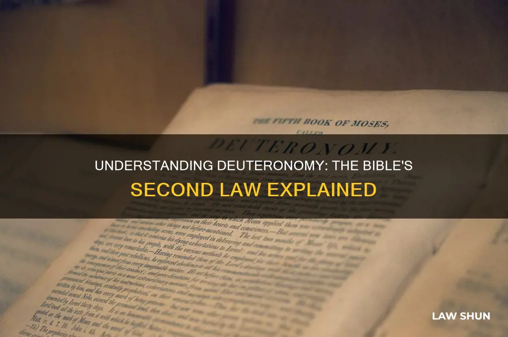 which book of the bible is named the second law