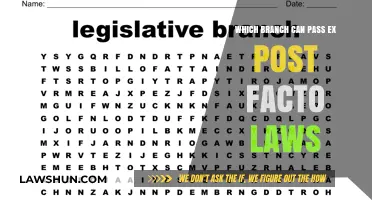 Ex Post Facto Laws: The Legislative Branch's Power