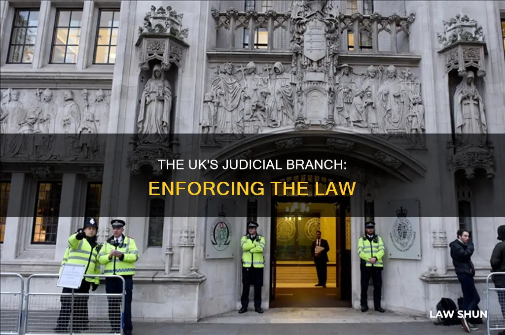which branch in the uk determines if laws are broken