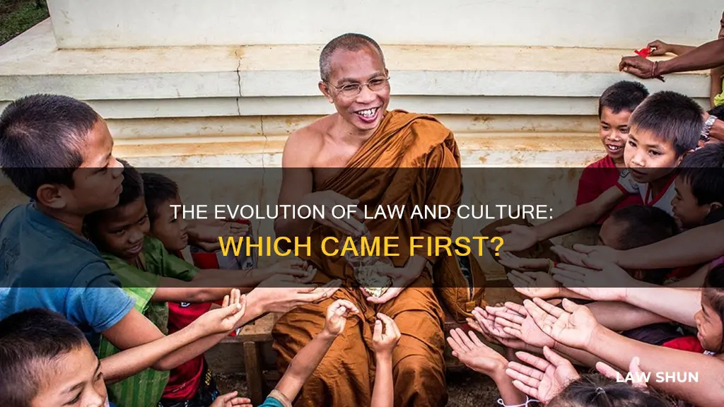 which came first law or culture
