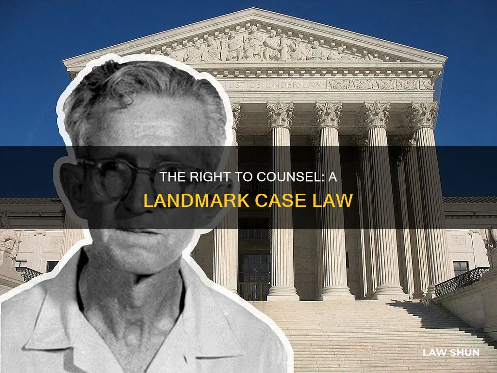 which case law enables right to attorney
