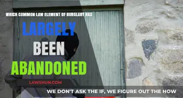 Burglary Law Reform: The Abandoned 'Breaking' Element