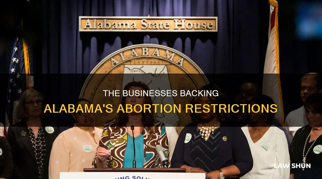 which companies support the alabama abortion law