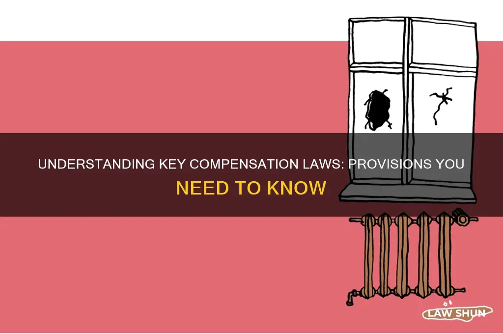 which compensation-related law contains provisions