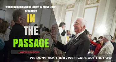 Identifying the Congressional Group Most Accurately Described in the Passage