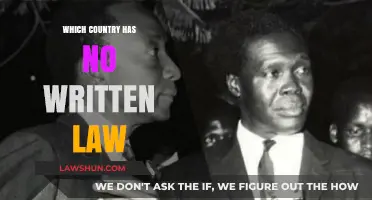 Exploring Nations Without Written Laws: A Unique Legal Perspective