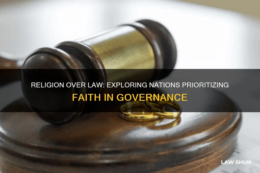 which country think that religion is better than laws