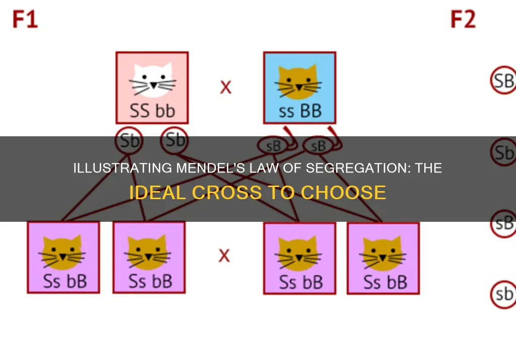 which cross would best illustrate mendel