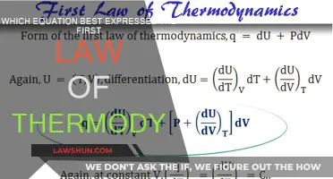 Thermodynamics 101: First Law Equation Explained