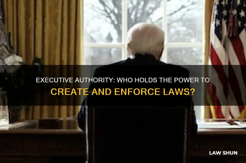 which exceutive has the power of law