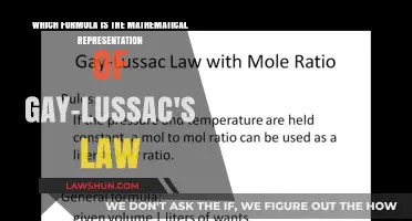 Gay-Lussac's Law: Unveiling the Mathematical Formula for Gas Pressure