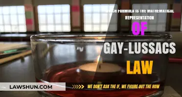 Gay-Lussac's Law Formula: Understanding the Mathematical Representation