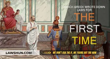 The First Greek Law Writer: Who Was It?