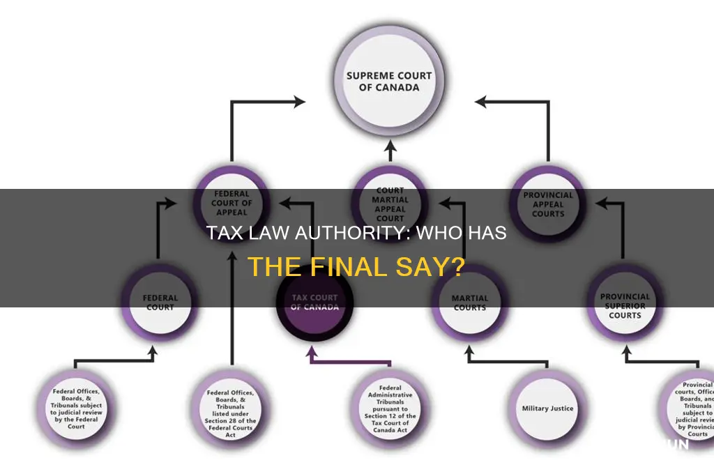 which has the highest authority in tax law