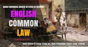 The Revival of English Common Law: Blackstone's Vision