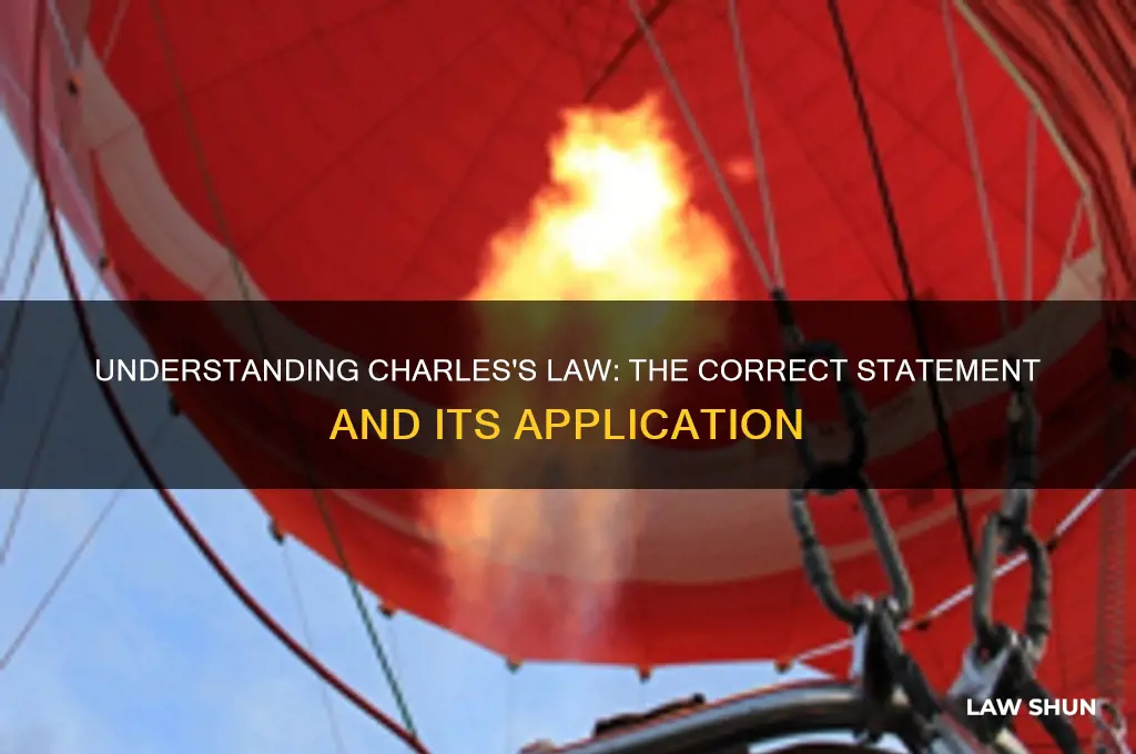 which is a correct way of stating charles